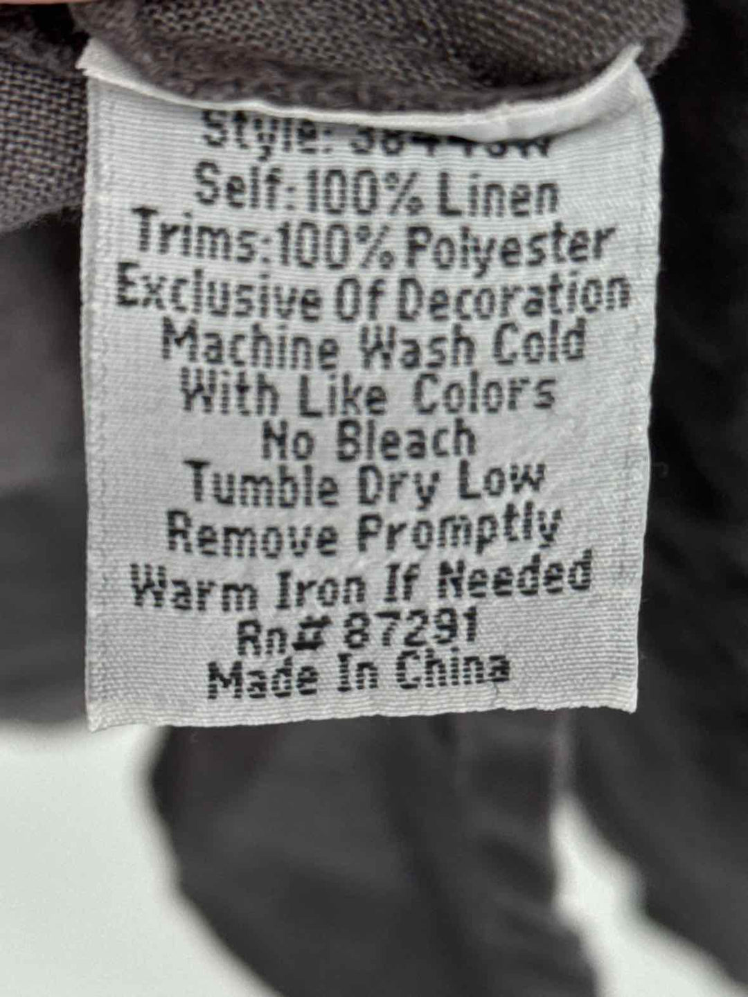 Size XXL Johnny Was Gray Linen Dress