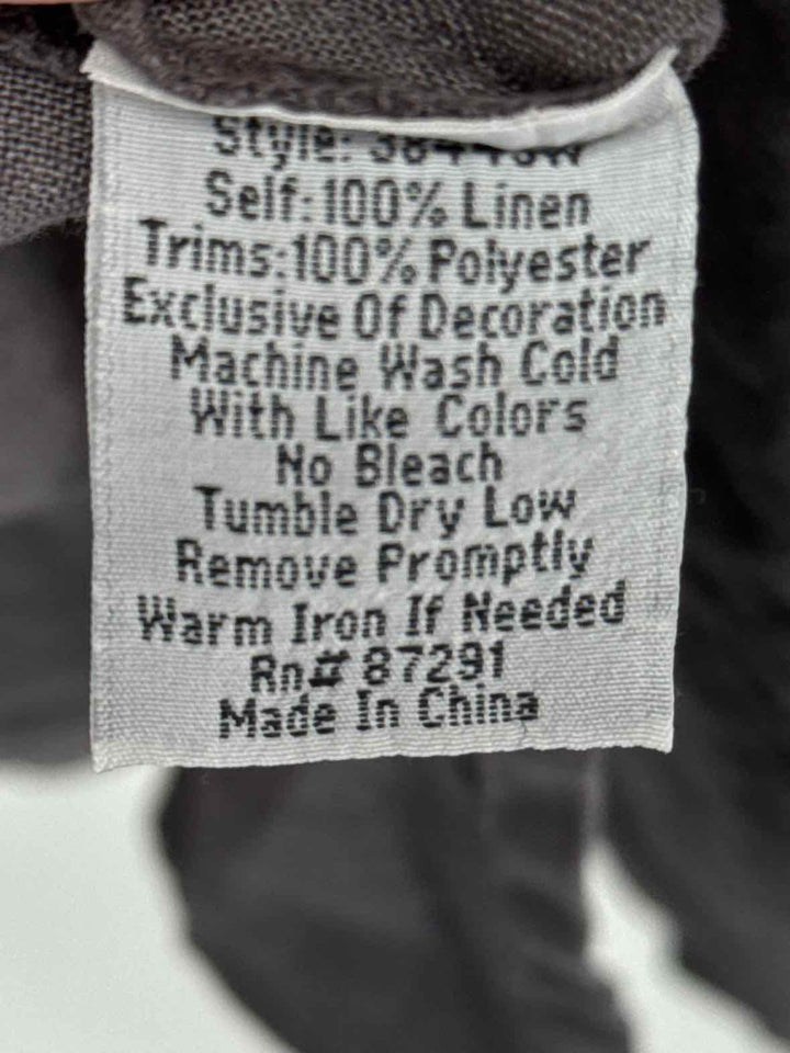 Size XXL Johnny Was Gray Linen Dress