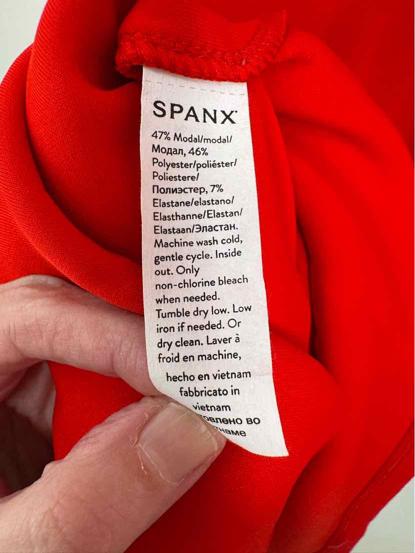 Size M SPANX Red Dress