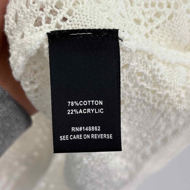 Size 22/24 Torrid Ivory Crochet Shirt