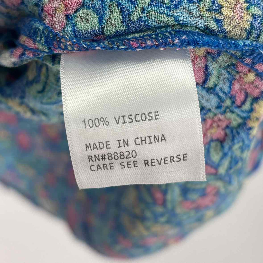 Size 3 CYNTHIA ROWLEY Blue Shirt