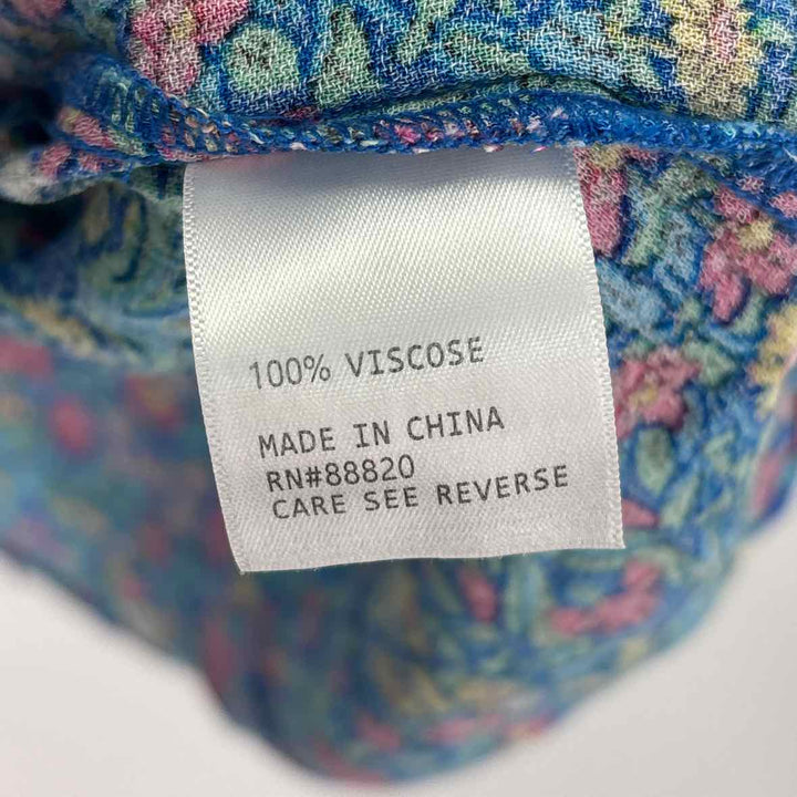 Size 3 CYNTHIA ROWLEY Blue Shirt