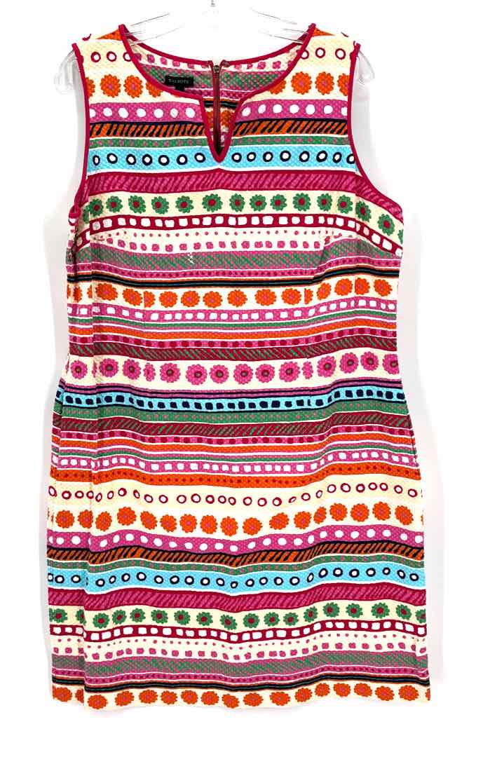 Size 16 Talbots Multi-Color Dress
