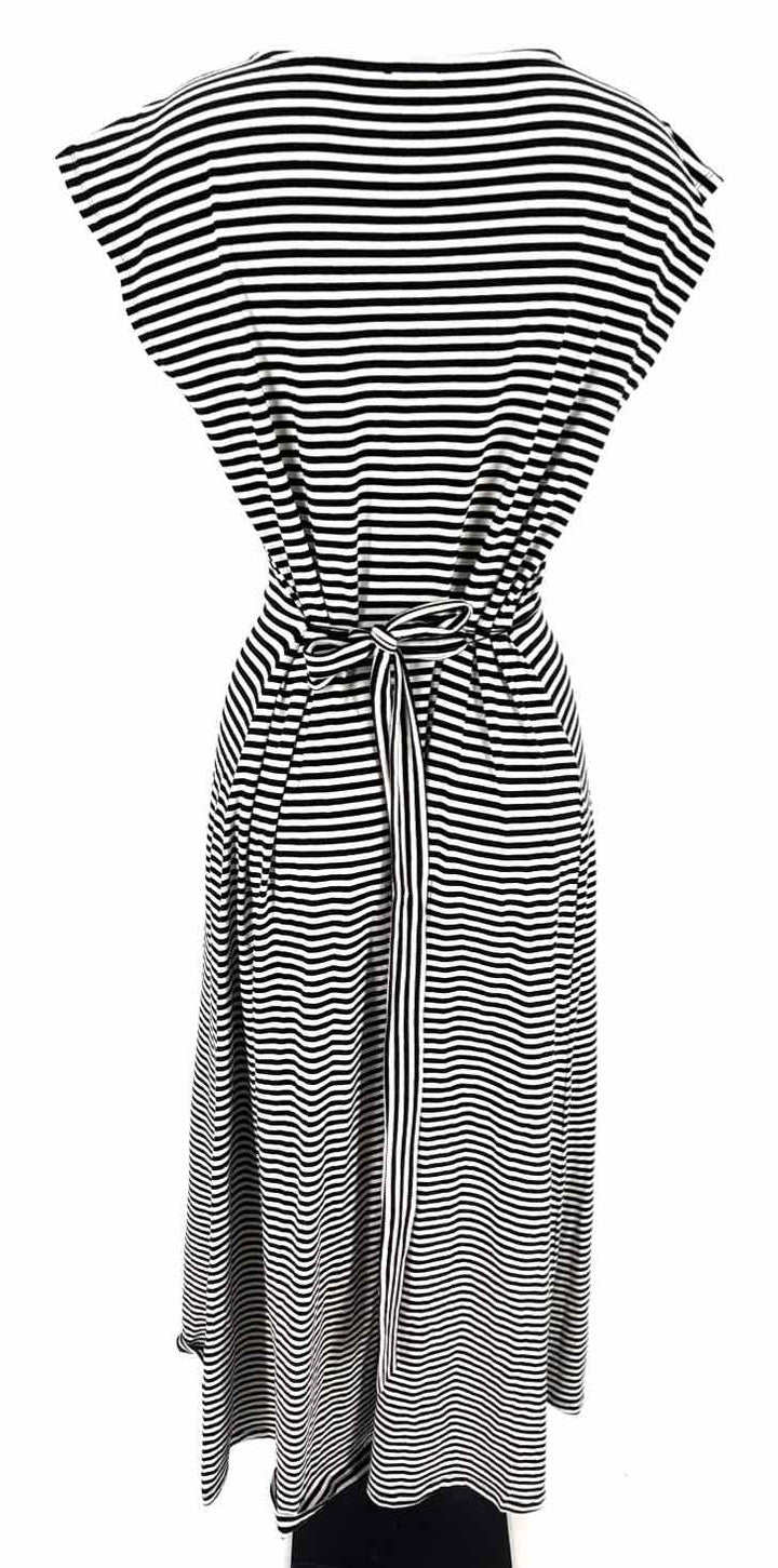 Size L Talbots Black/White Dress