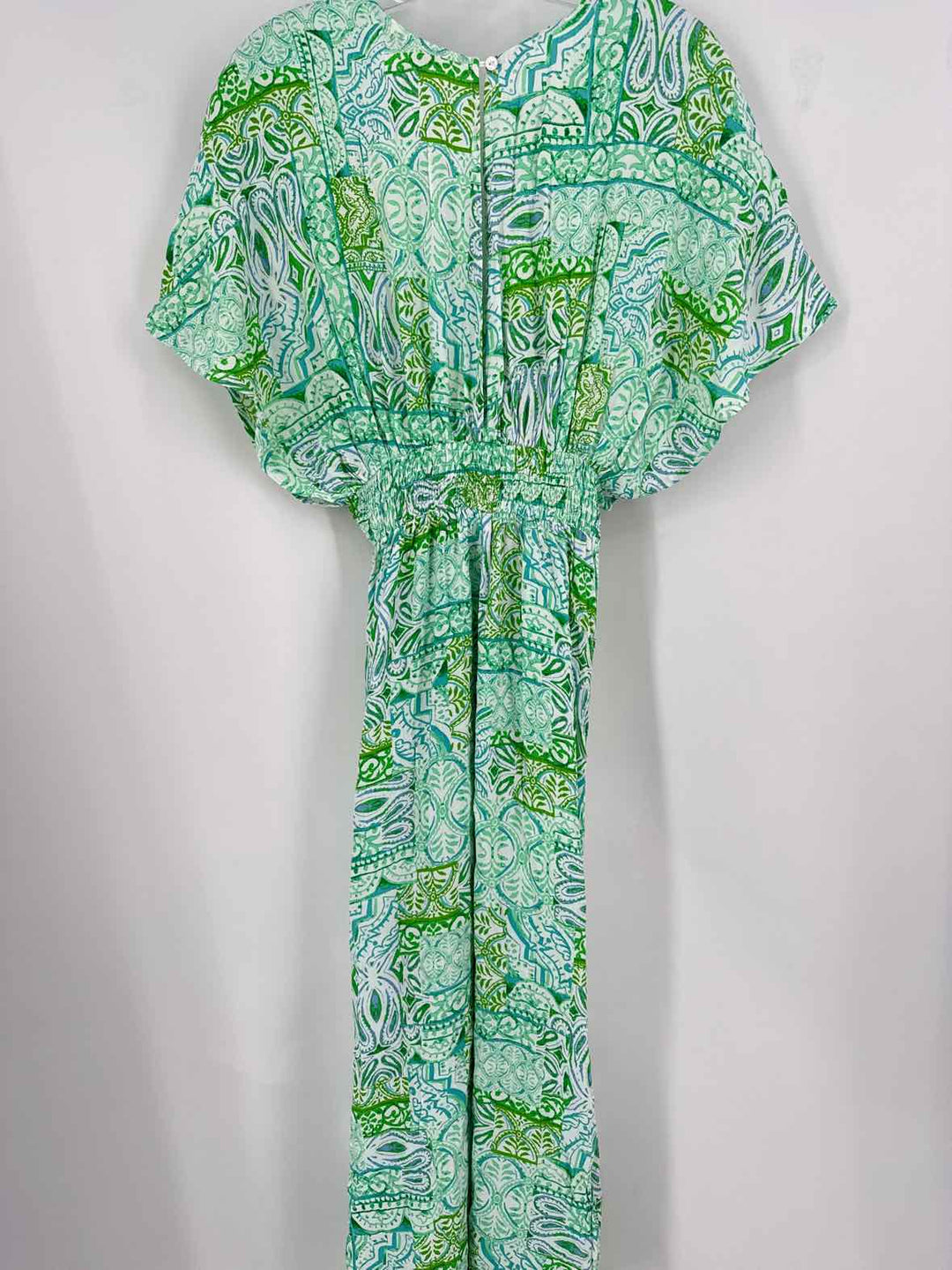 Size S OLIVACEOUS Green Print Dress