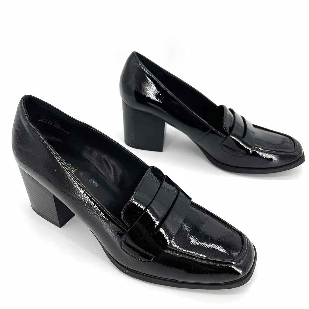 Shoe Size 9 Kenneth Cole Black PATENT Loafers