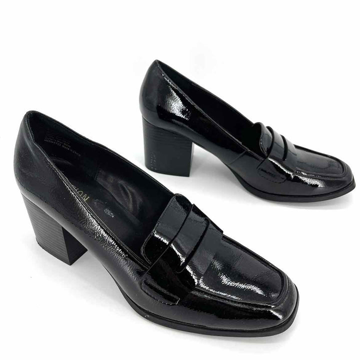 Shoe Size 9 Kenneth Cole Black PATENT Loafers