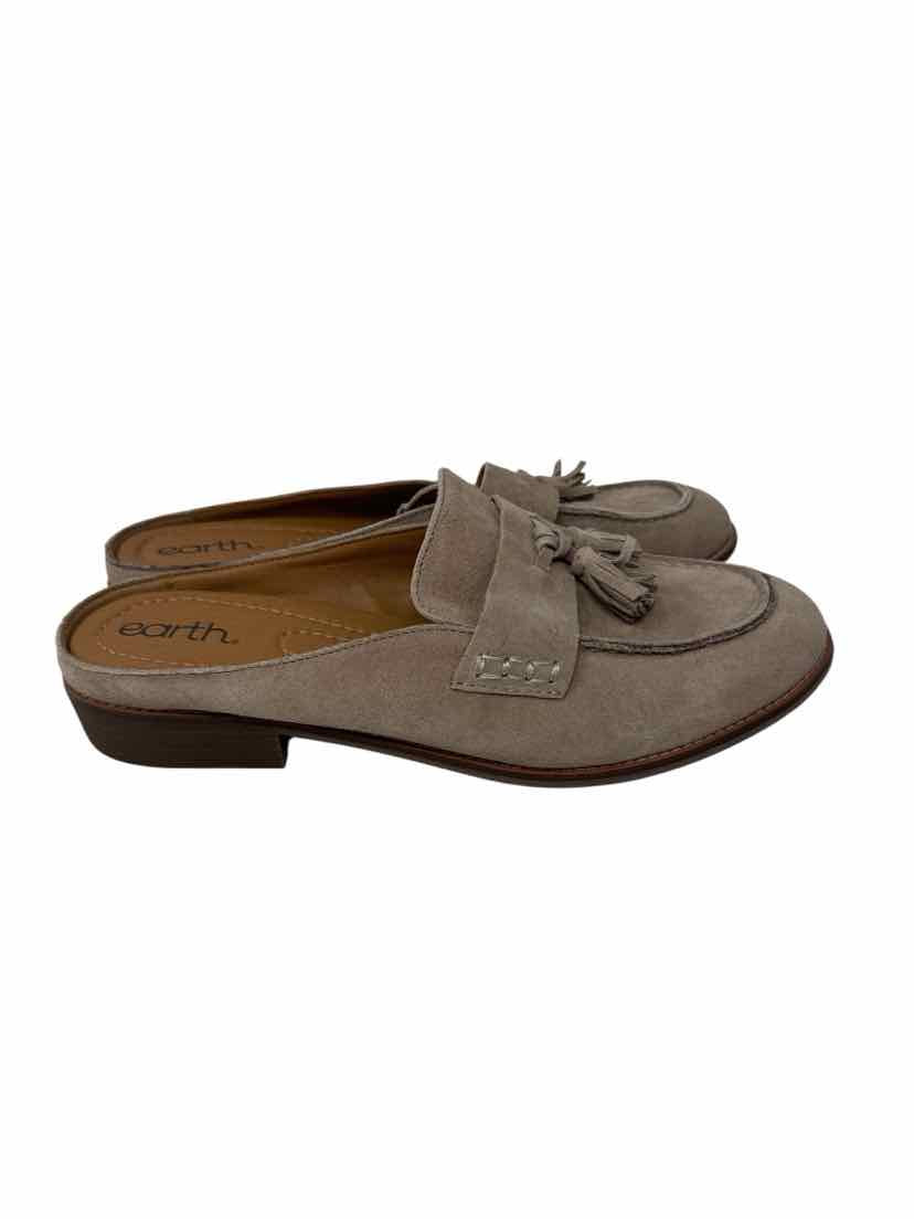 Shoe Size 10 Brown Suede Mules