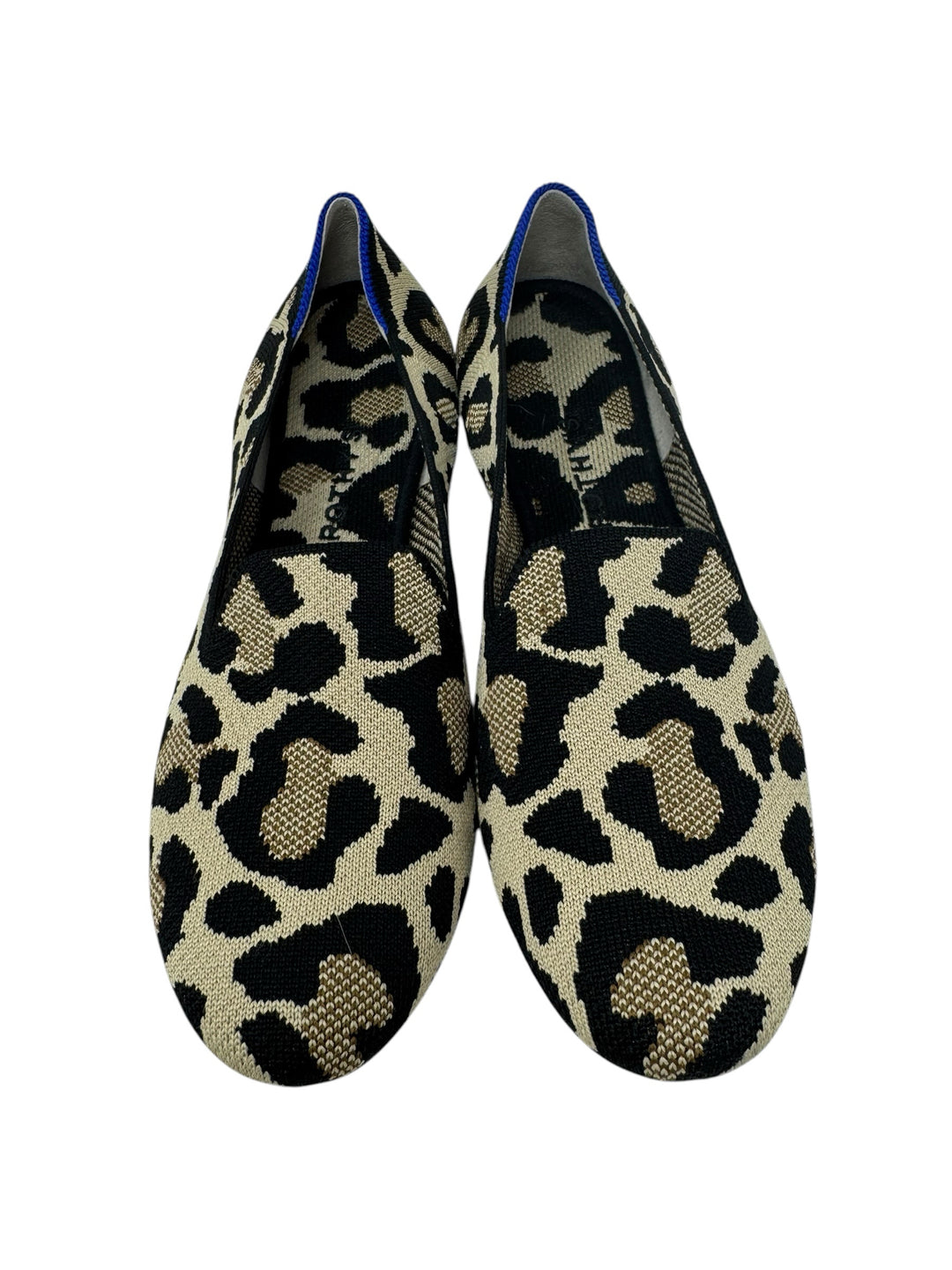 Shoe Size 9.5 ROTHY'S Brown Print Knit Flats