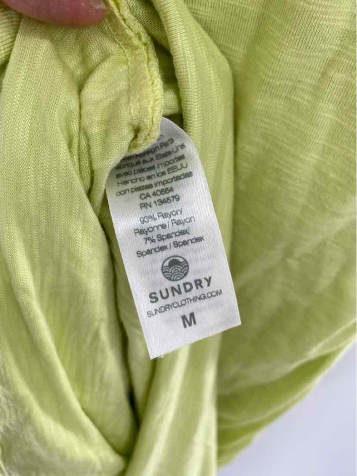 Size M Sundry Yellow Dress