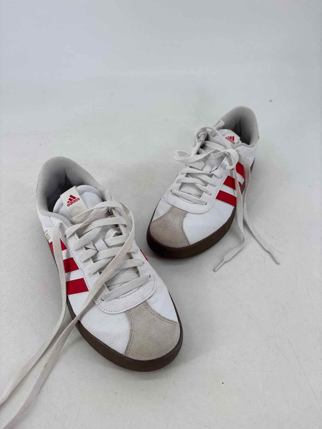 Shoe Size 9.5 Adidas Red Print Sneakers
