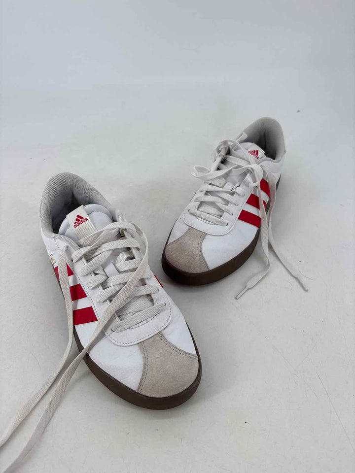 Shoe Size 9.5 Adidas Red Print Sneakers