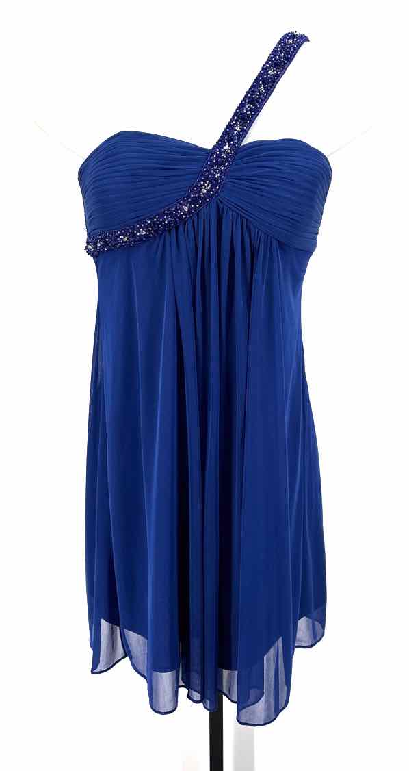 Size 6 Royal Blue Chiffon Dress