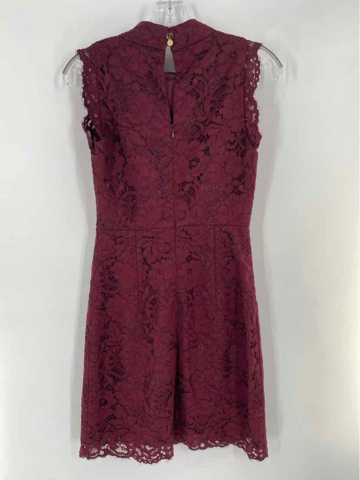 Size 1 TED BAKER Wine Dress