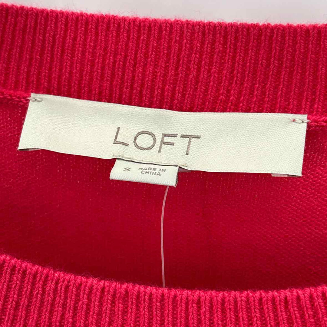 Size S Ann Taylor Fuschia Sweater
