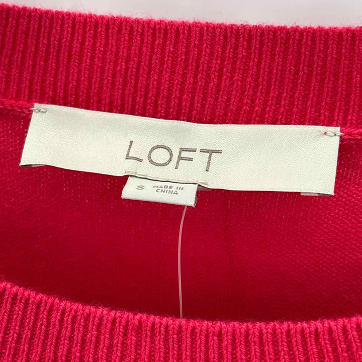 Size S Ann Taylor Fuschia Sweater