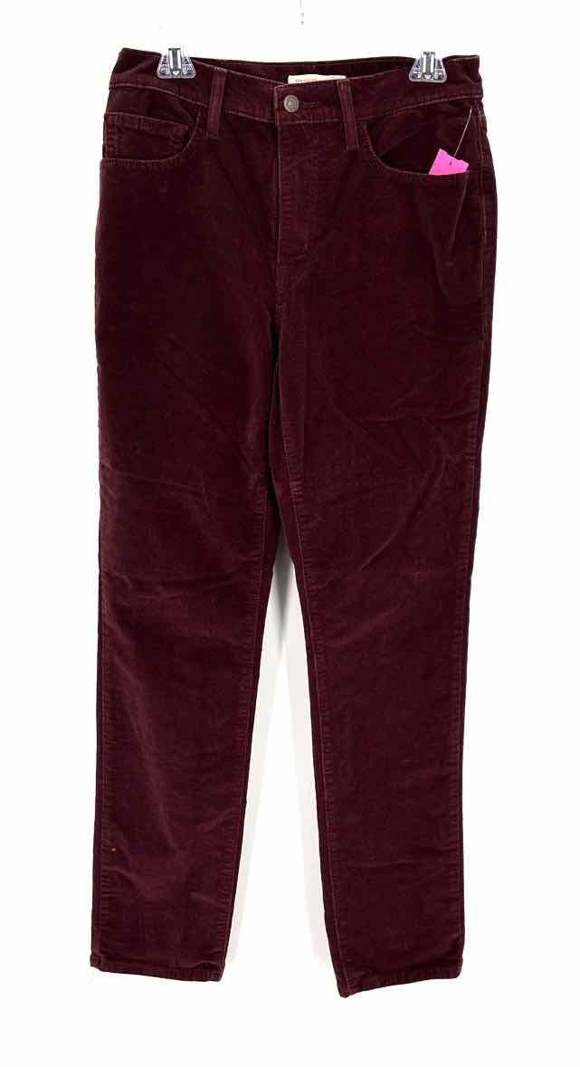 Size 30 Levi's Burgundy Corduroy Pants