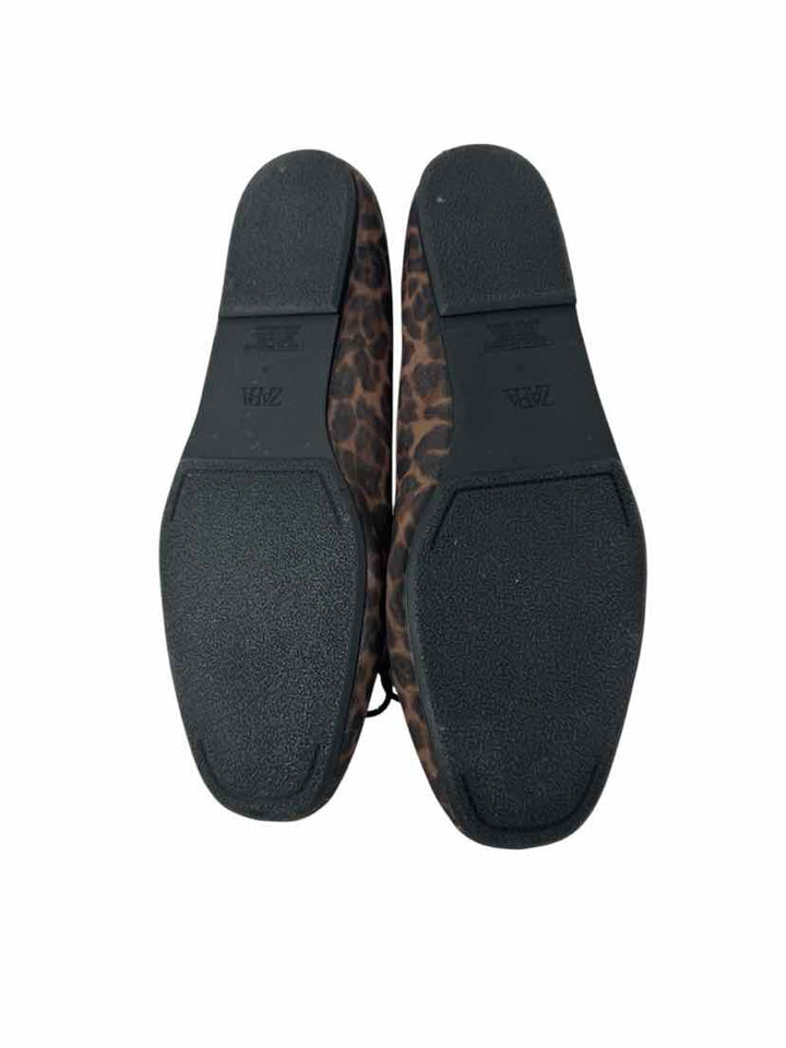 Shoe Size 38 ZARA Tan Flats