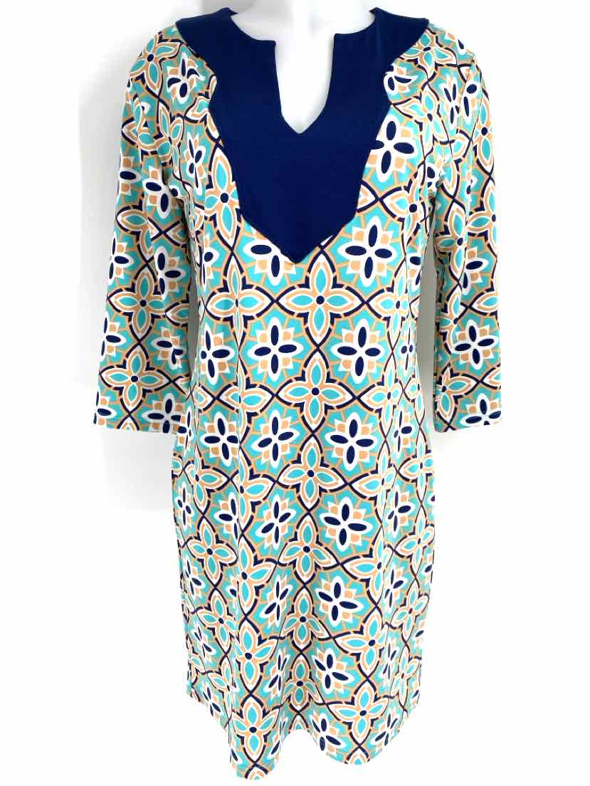 Size L TRACY NEGOSHIAN Teal Dress