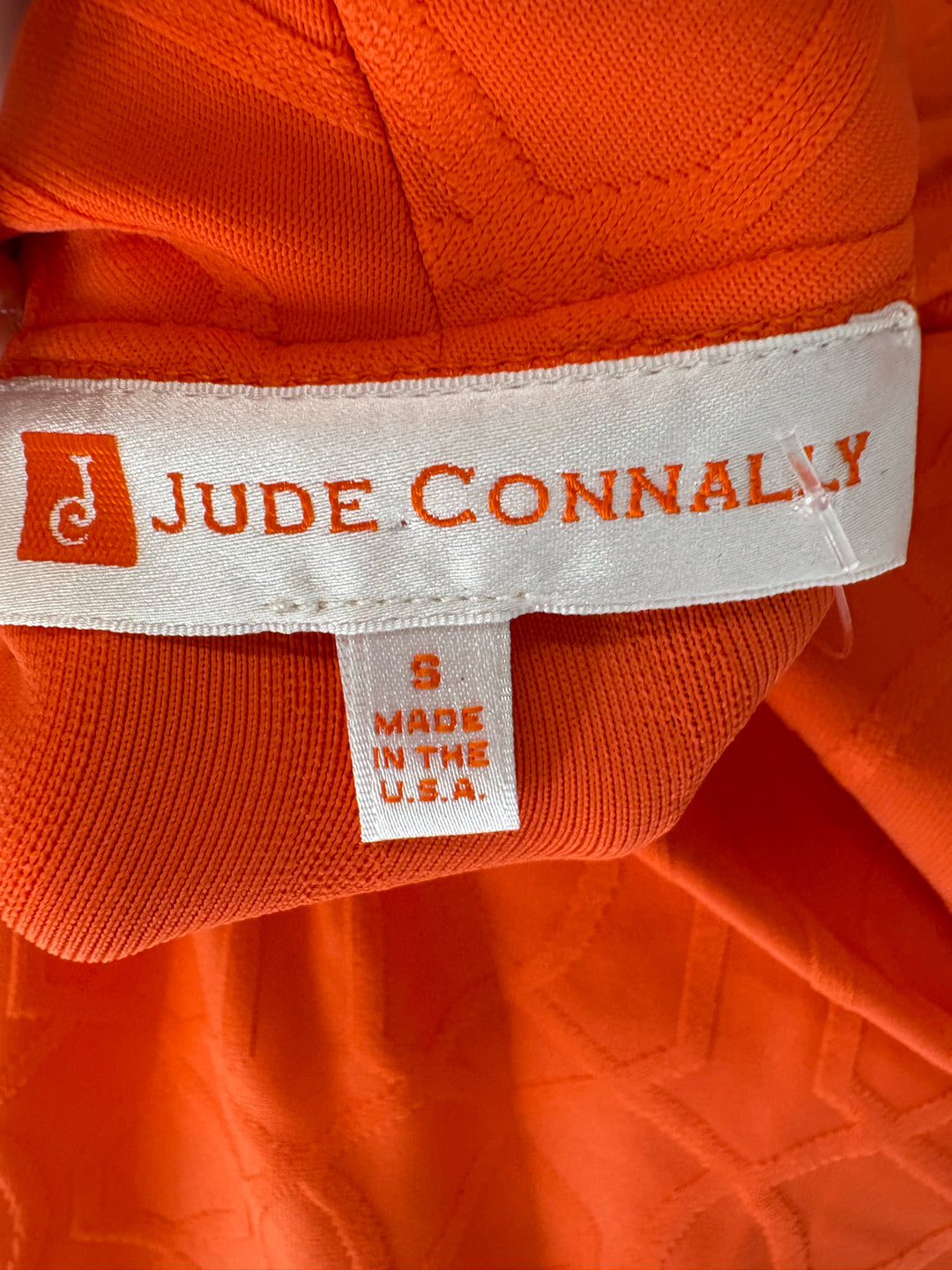Size S JUDE CONNELYY Orange Dress