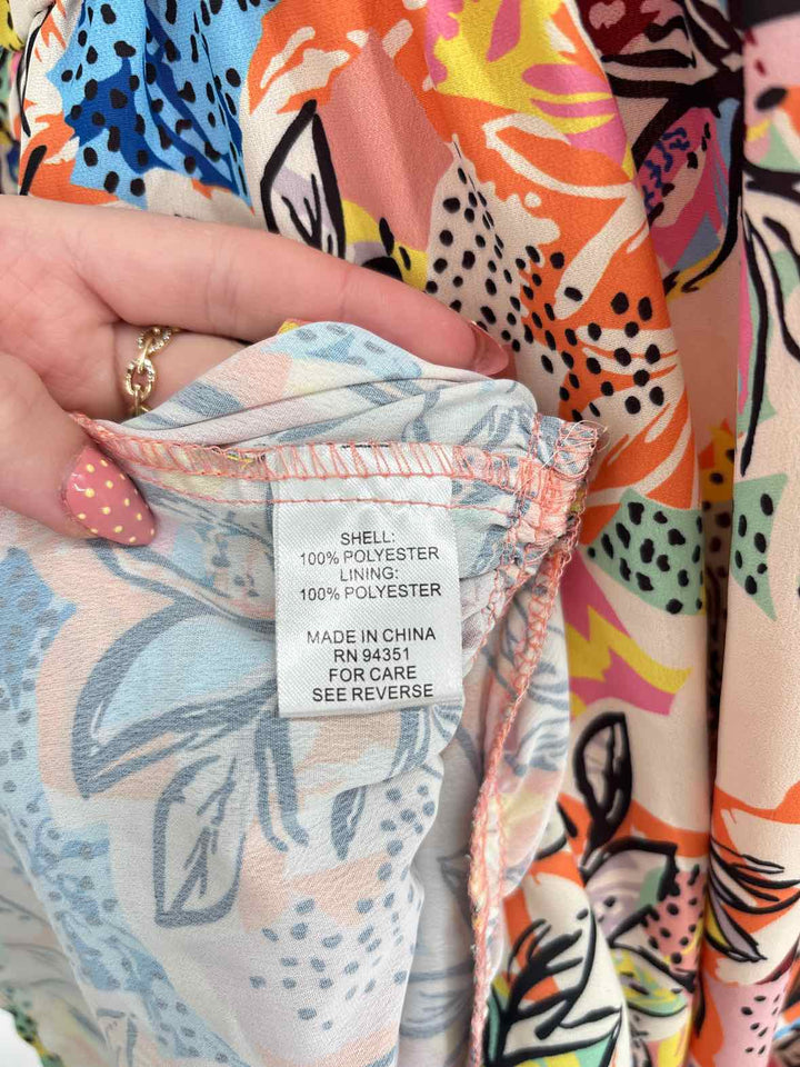 Size L JADE Multi-Color Dress