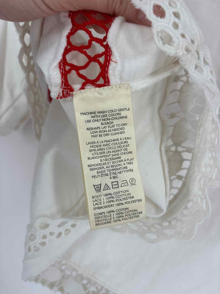 Size S Anthropologie Cream Shirt