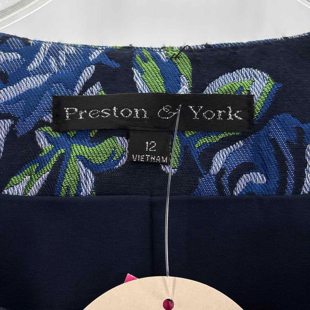 Size 12 PRESTON & YORK Navy Jacket