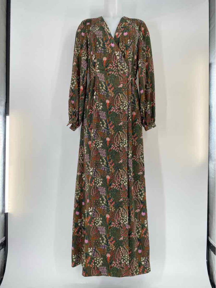 Size S SCOTCH & SODA Green Print Dress