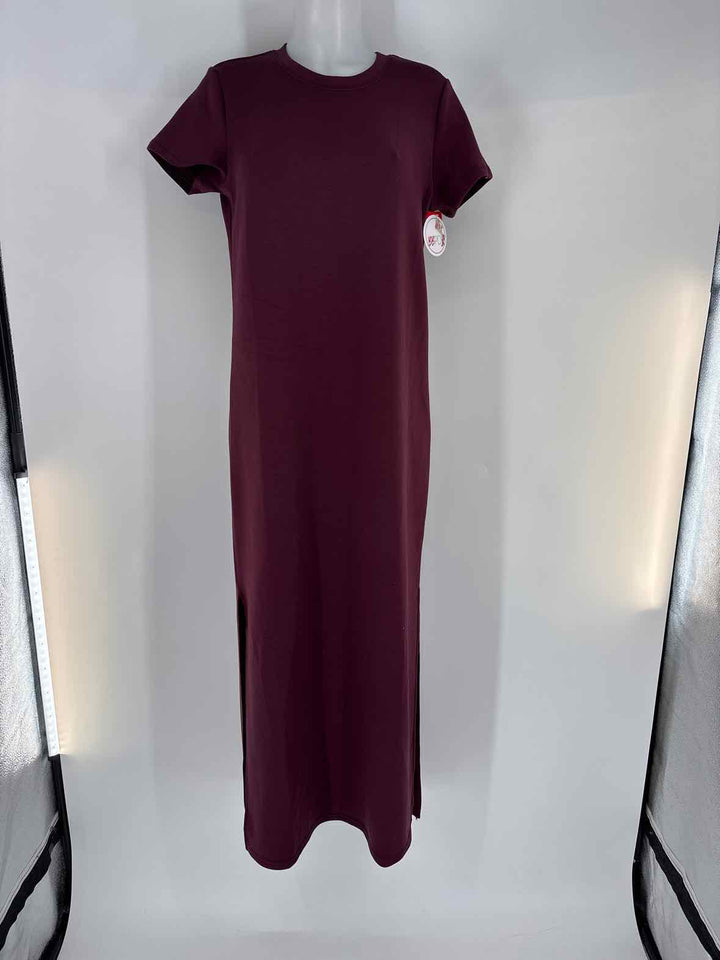 Size M SPANX Burgundy Dress