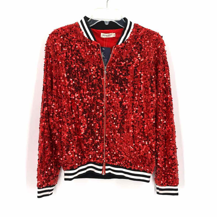 Size S Red Sequined Jacket