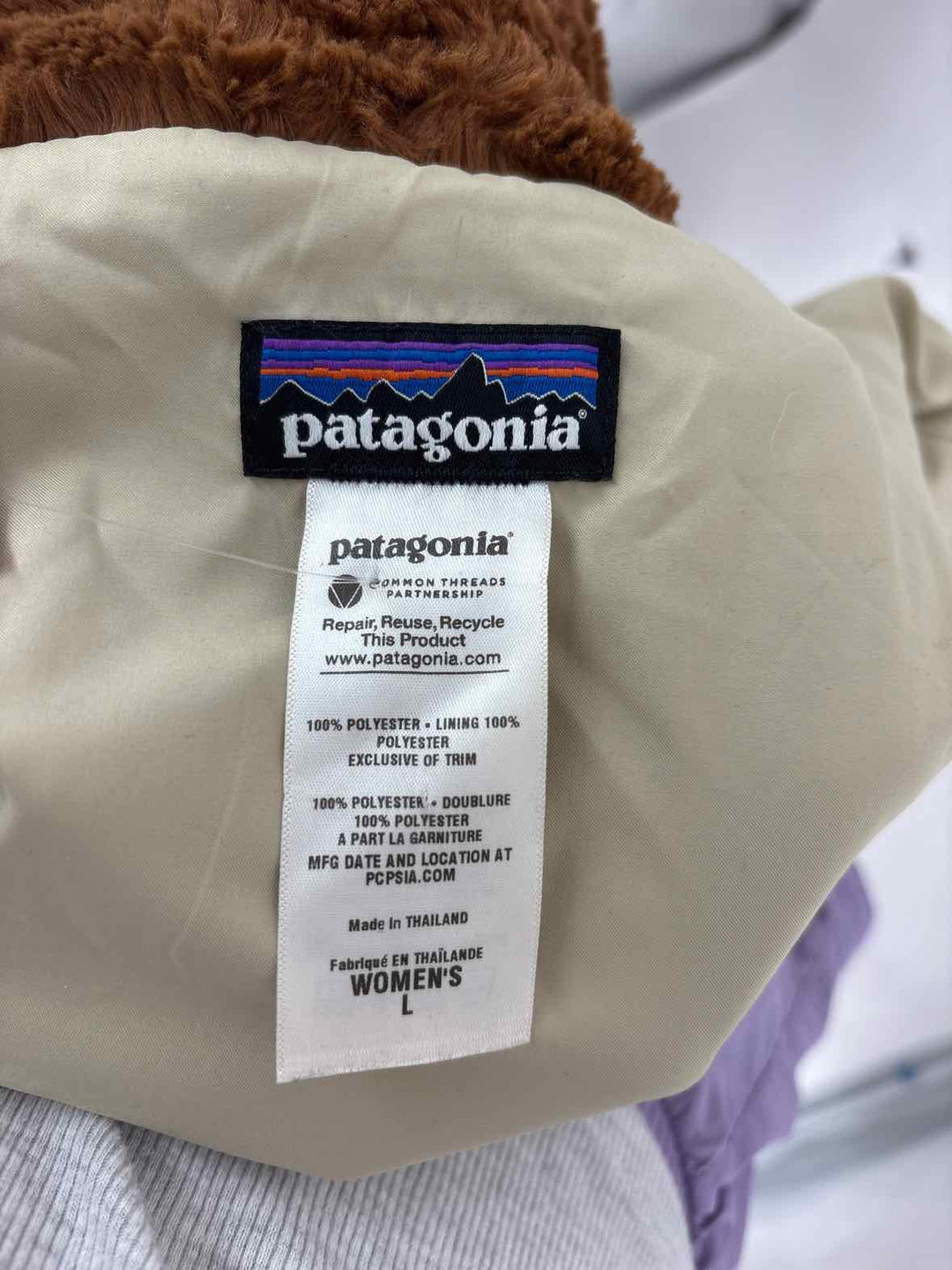 Size L PATAGONIA Brown Jacket