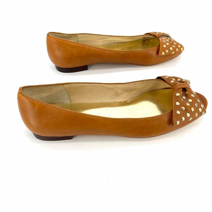 Shoe Size 7.5 Michael Kors Camel Leather Flats