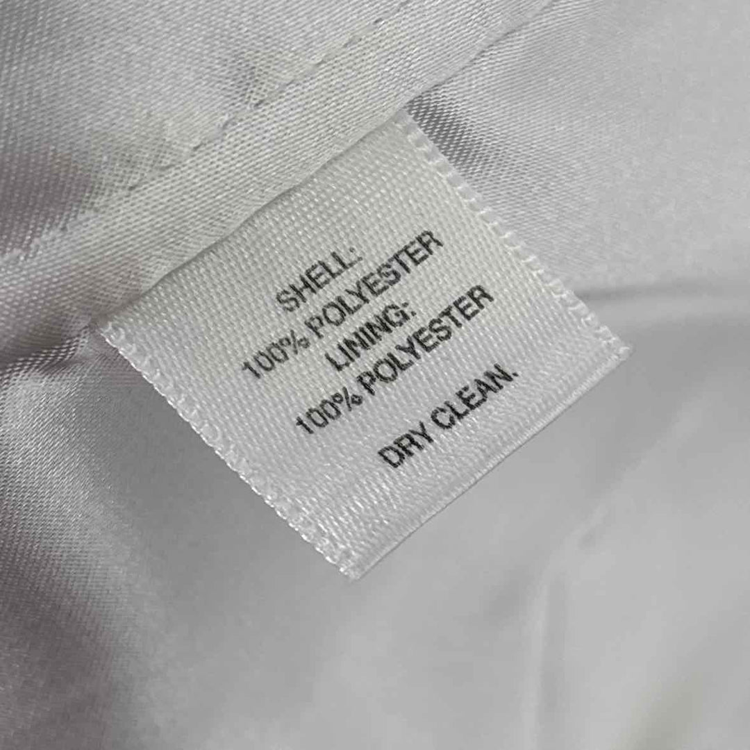 Size 4 White House Black Market White Dress