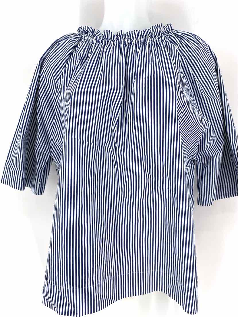 Size M ANN MASHBURN Navy Shirt