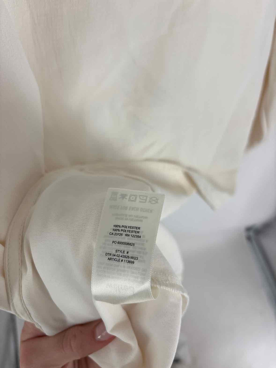 Size S WILFRED Cream Shirt