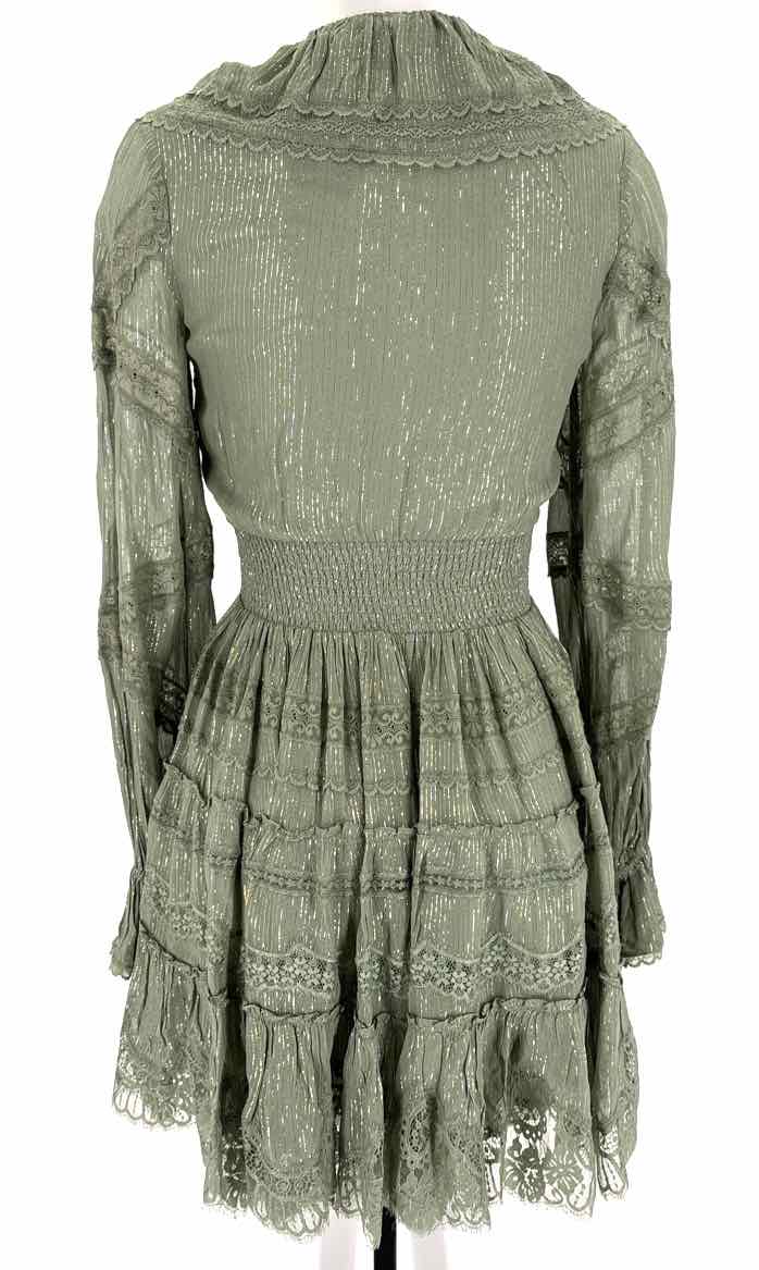 Size XS Sage Lace Dress