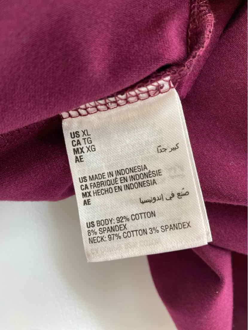 Size XL INC Wine Shirt