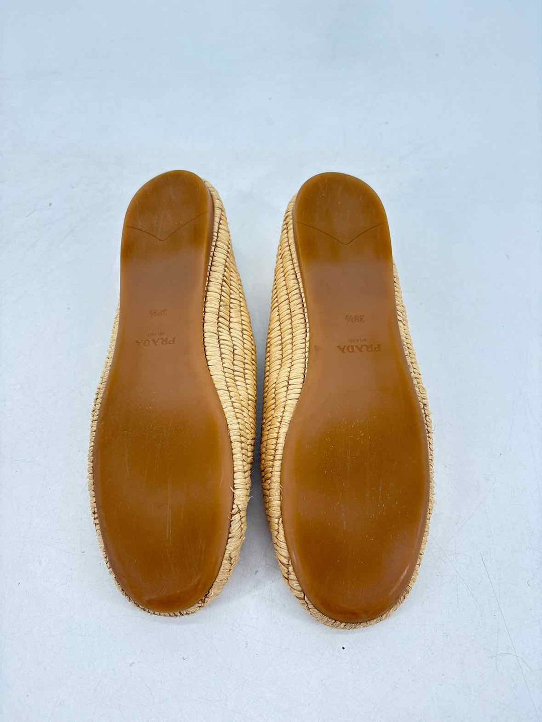 Shoe Size 38.5 PRADA Cream Luxury - Flats