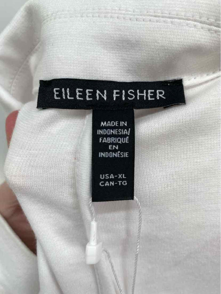 Size XL Eileen Fisher White Blazer