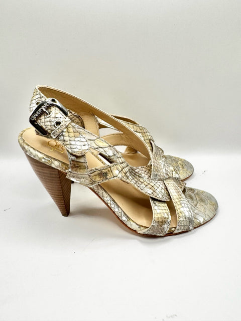 Shoe Size 6.5 JOAN & DAVID Silver Sandals