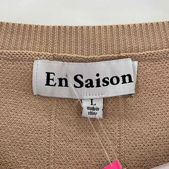 Size L Tan Sweater