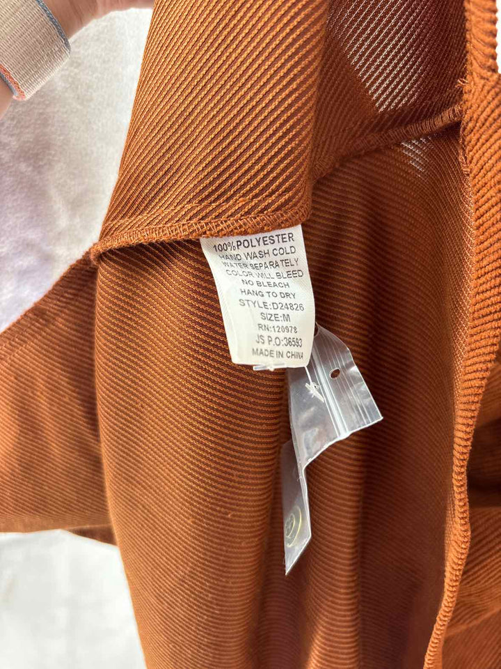 Size M ENTRO Brown Dress