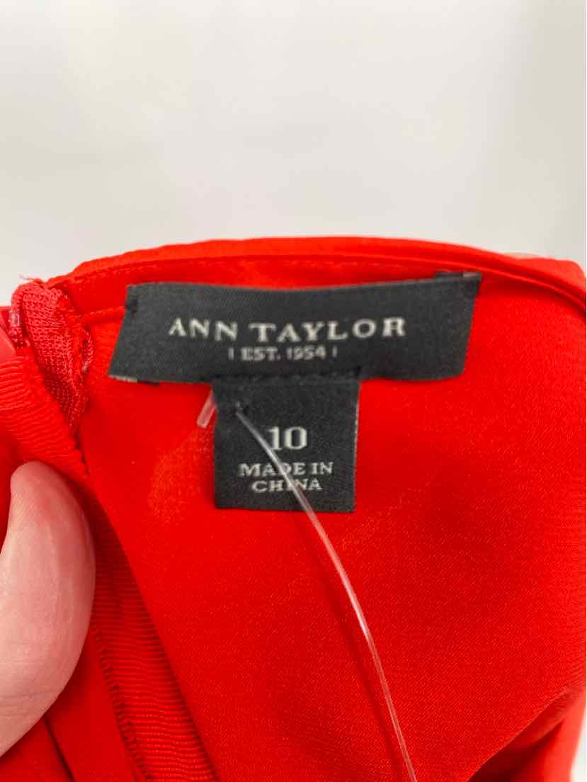 Size 10 Ann Taylor Red Shirt