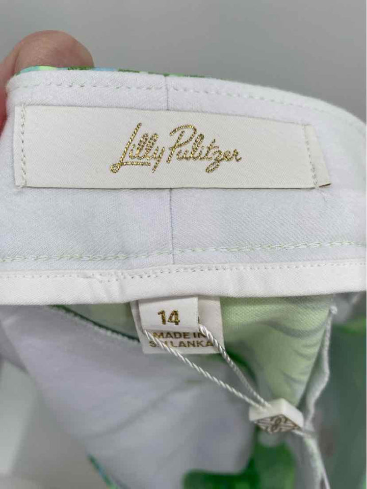 Size 14 Lilly Pulitzer Lime Green Shorts