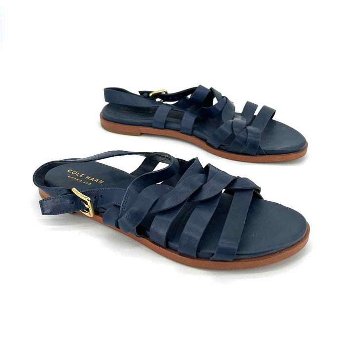 Shoe Size 8 Cole Haan Navy Sandals