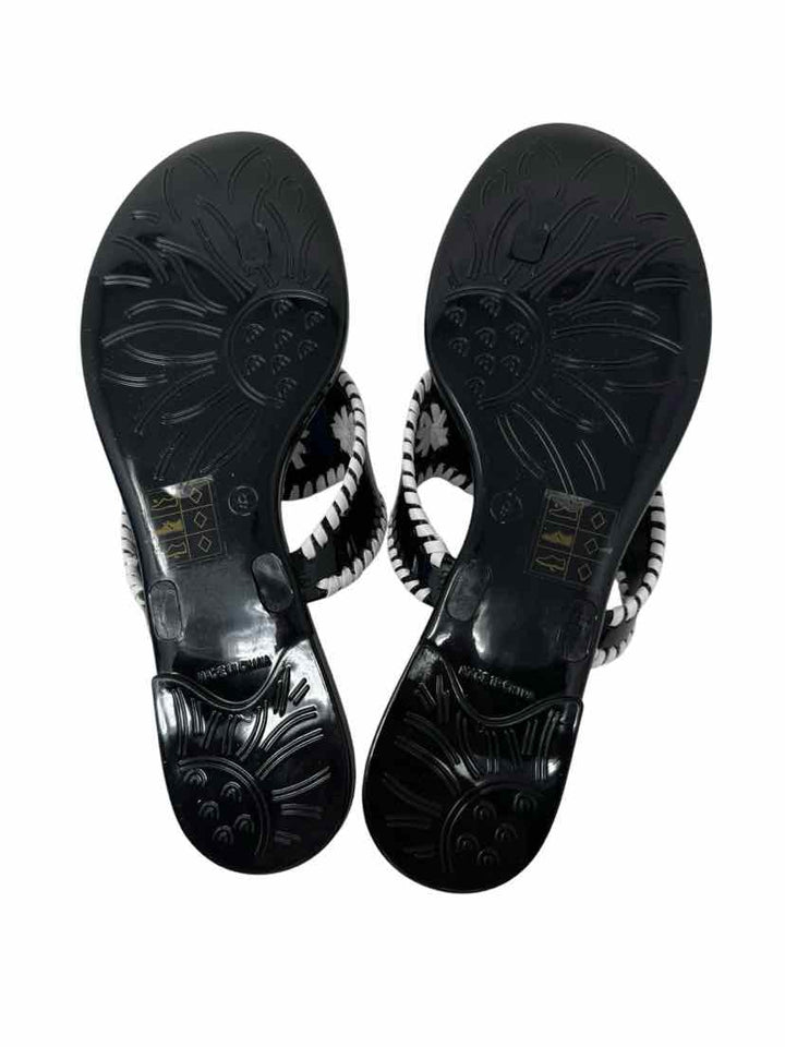 Shoe Size 9 Jack Rogers Black/White Sandals