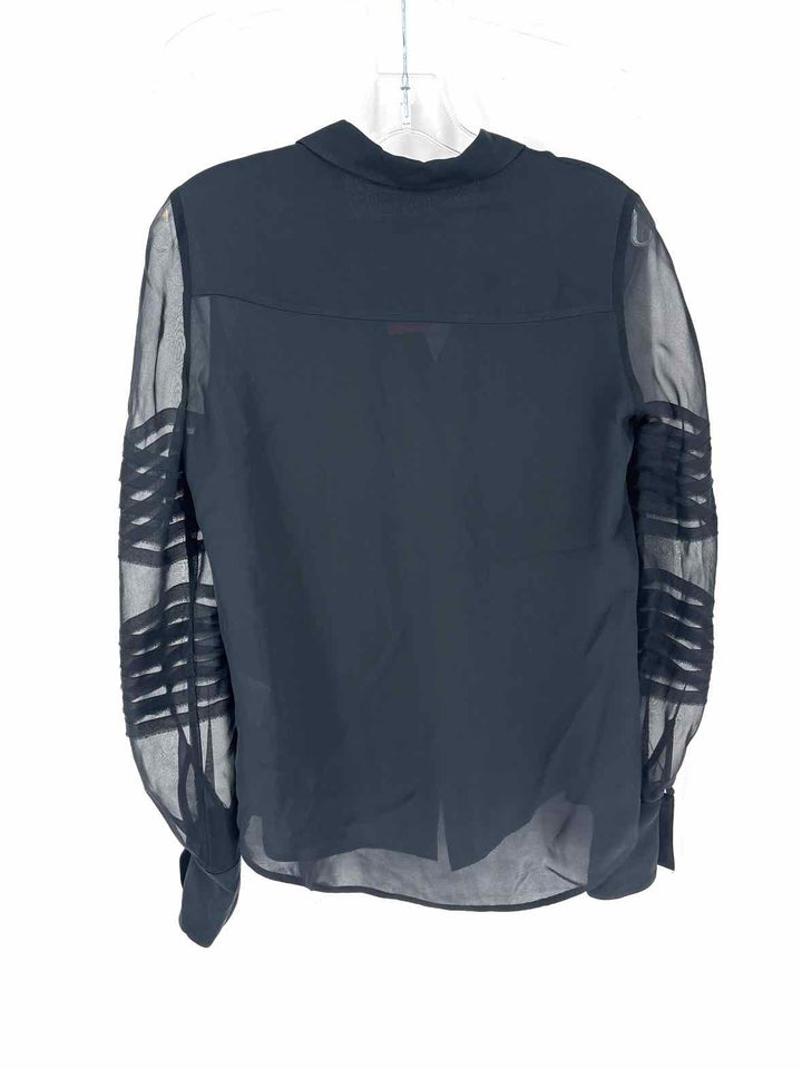 Size S GO SILK Black Shirt