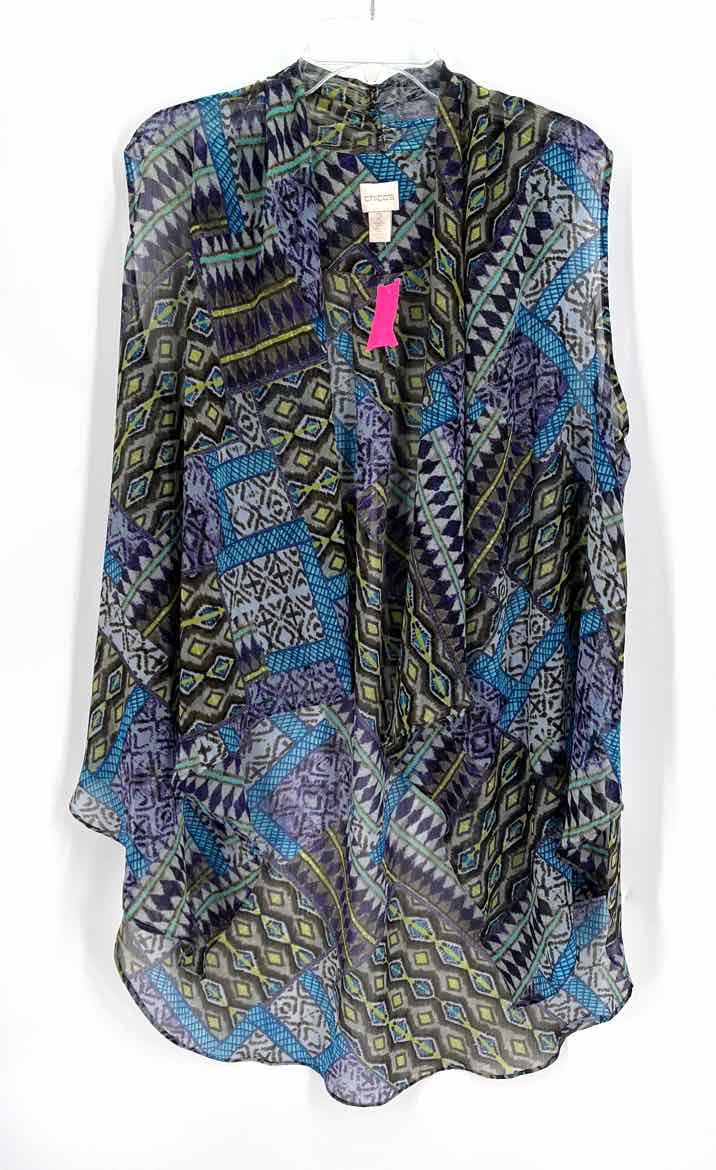 Size L Chico's Multi-Color Shirt