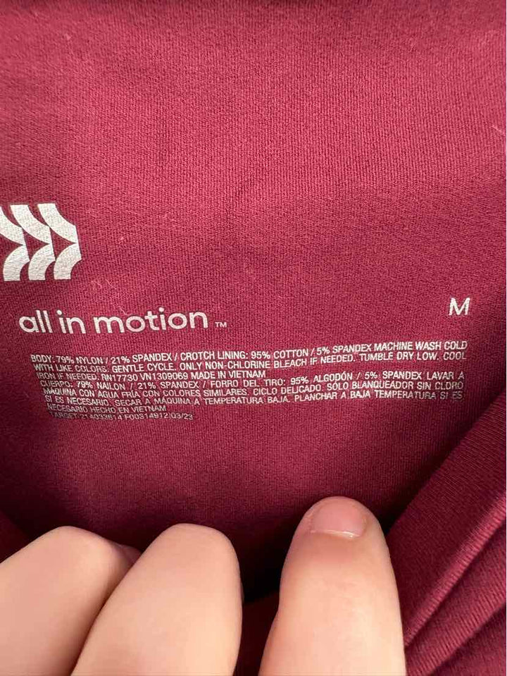 Size M ALL IN MOTION Pumpkin Pants