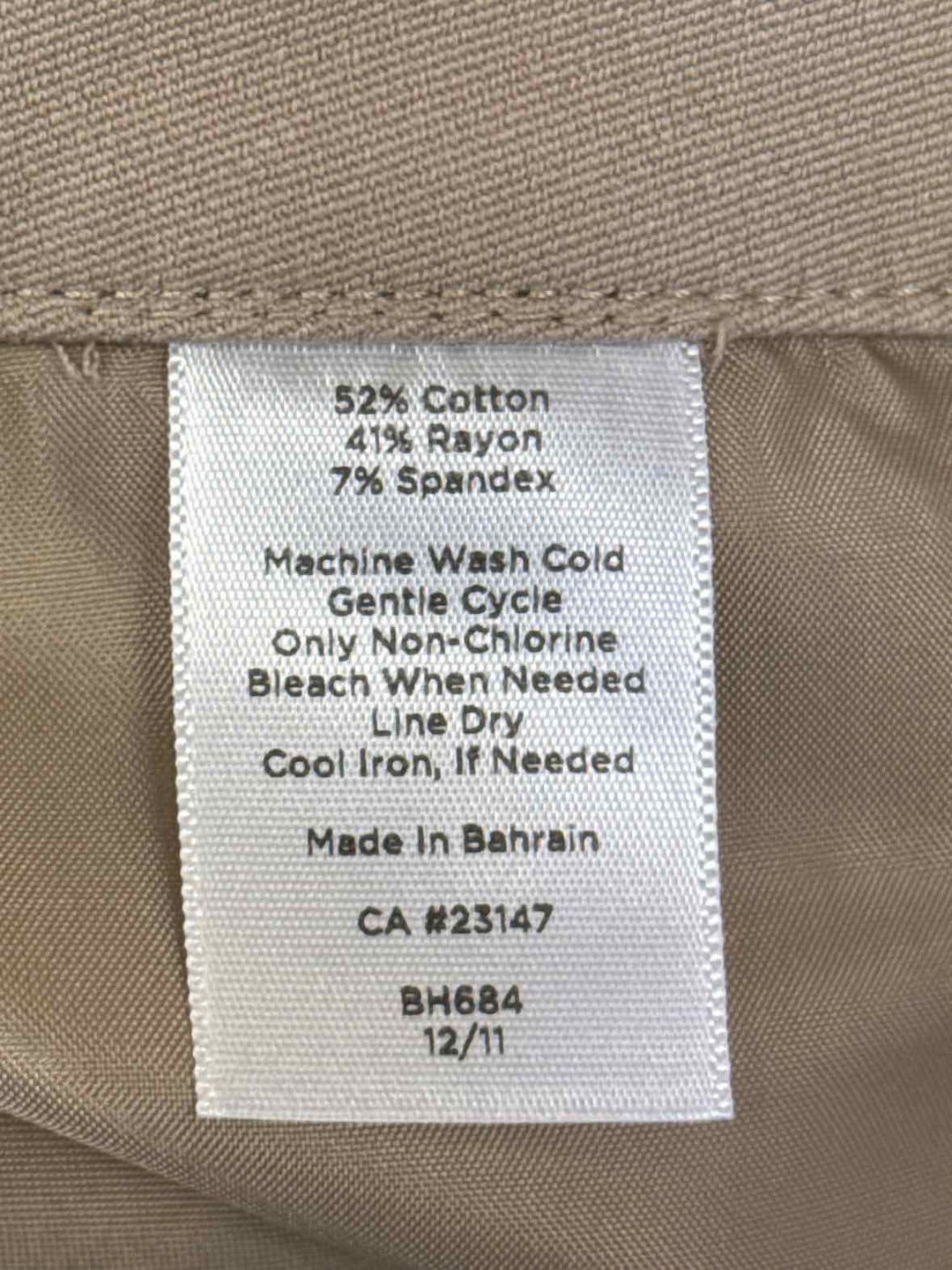 Size 14 Talbots Tan Pants